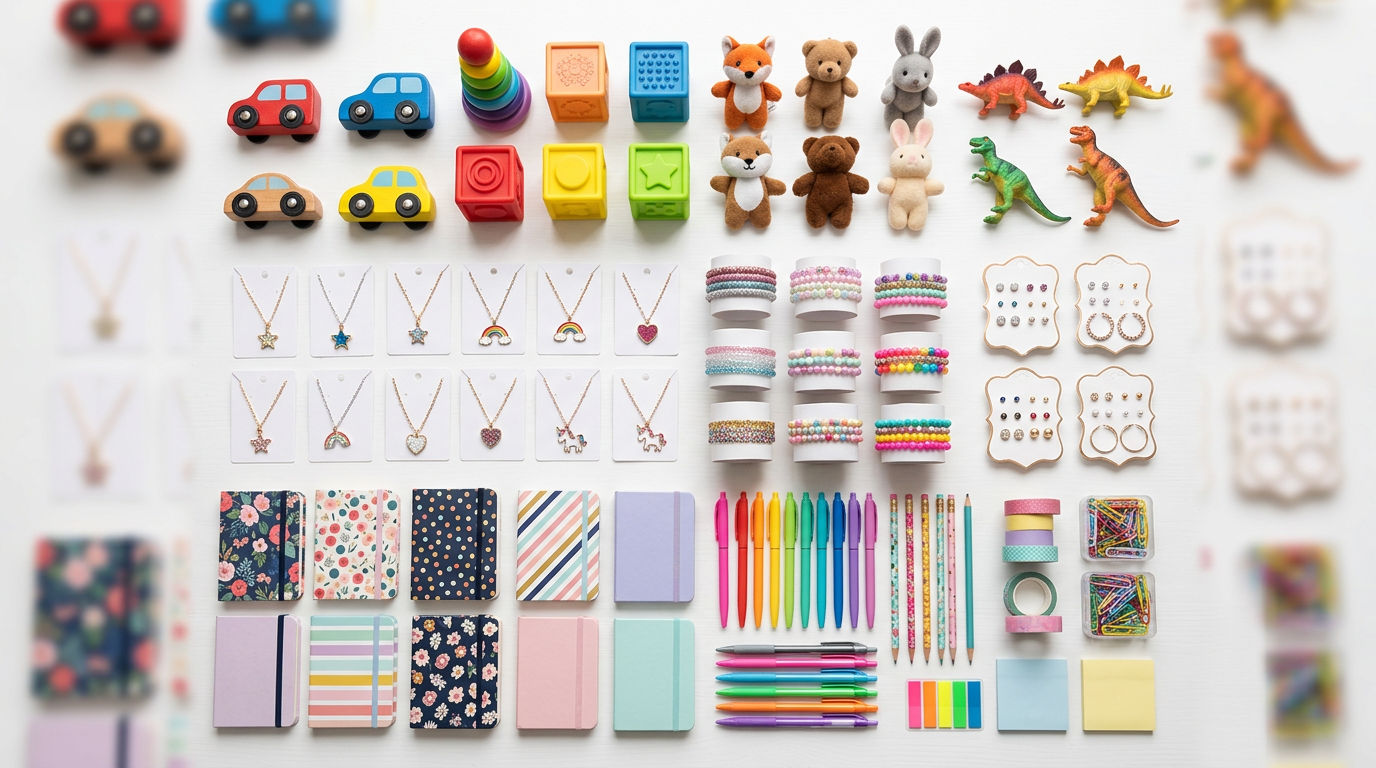 Distribución mayorista de juguetes, bisutería y papelería — KAIPING